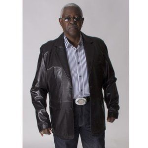 Black Cabretta Lamb 31” Blazer Jacket